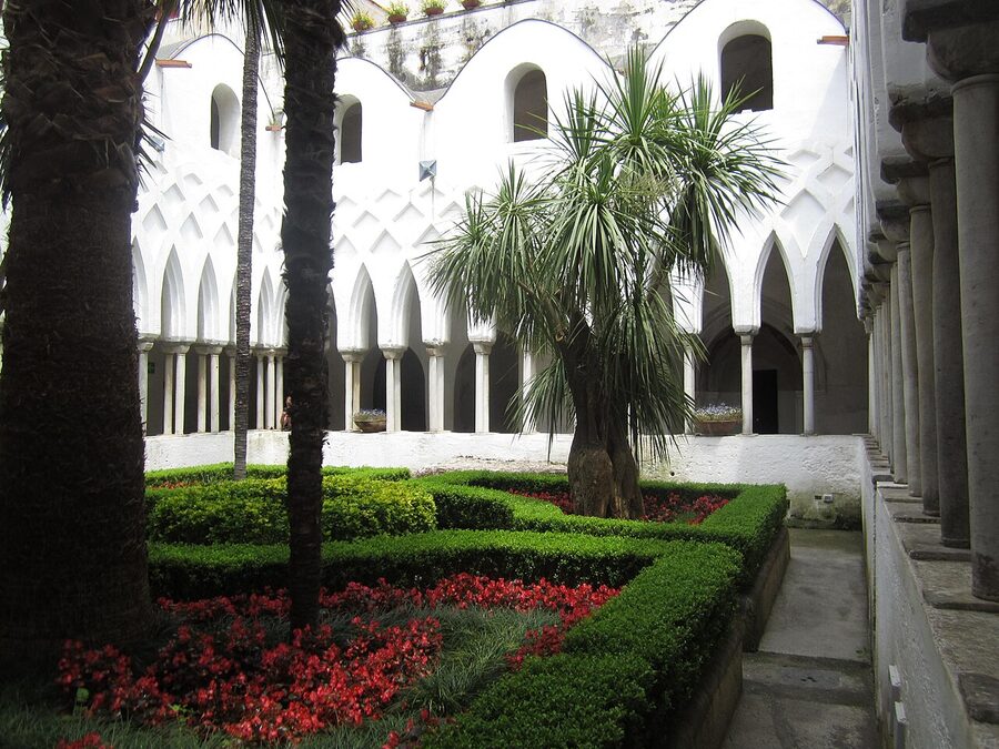 The Chiostro del Paradiso — 13th-century Moorish-style cloister beside Amalfi Cathedral