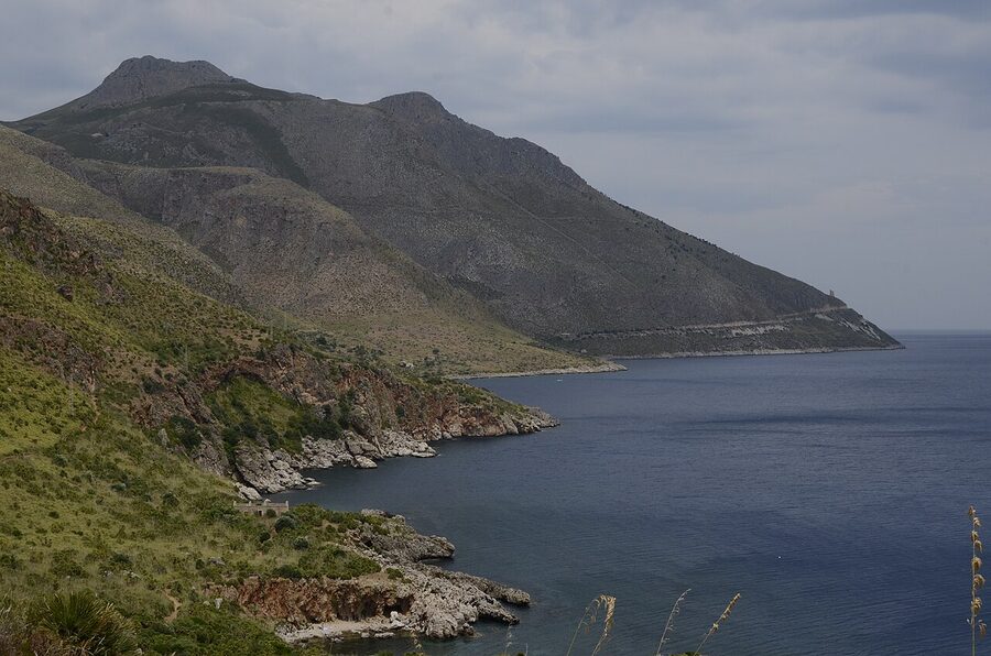 A cove in the Riserva Naturale dello Zingaro nature reserve west of Castellammare del Golfo