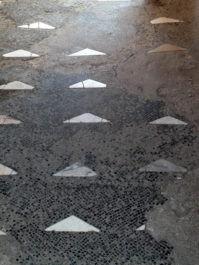 Interior of the House of the Skeleton at Herculaneum