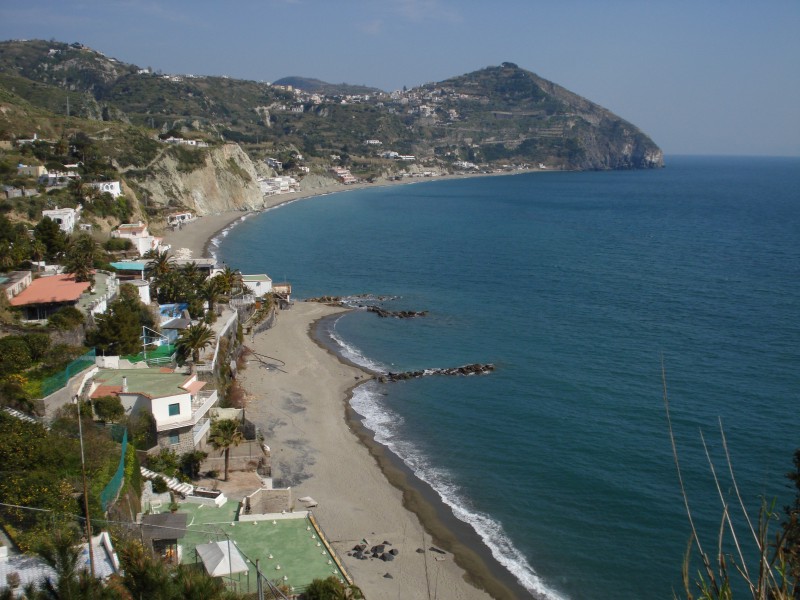 Spiaggia dei Maronti, the longest beach on Ischia