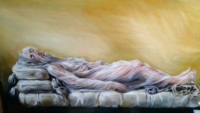 The Cristo Velato by Giuseppe Sanmartino at the Cappella Sansevero in Naples