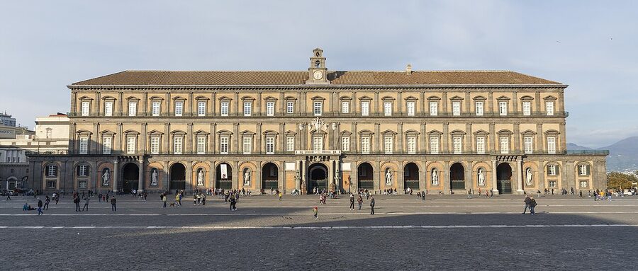 The Palazzo Reale (Royal Palace) of Naples on Piazza del Plebiscito
