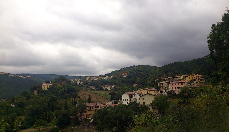Bagni di Nocera thermal spring complex panorama