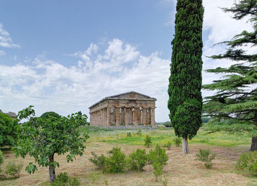 The Temple of Hera II (Poseidon) at Paestum