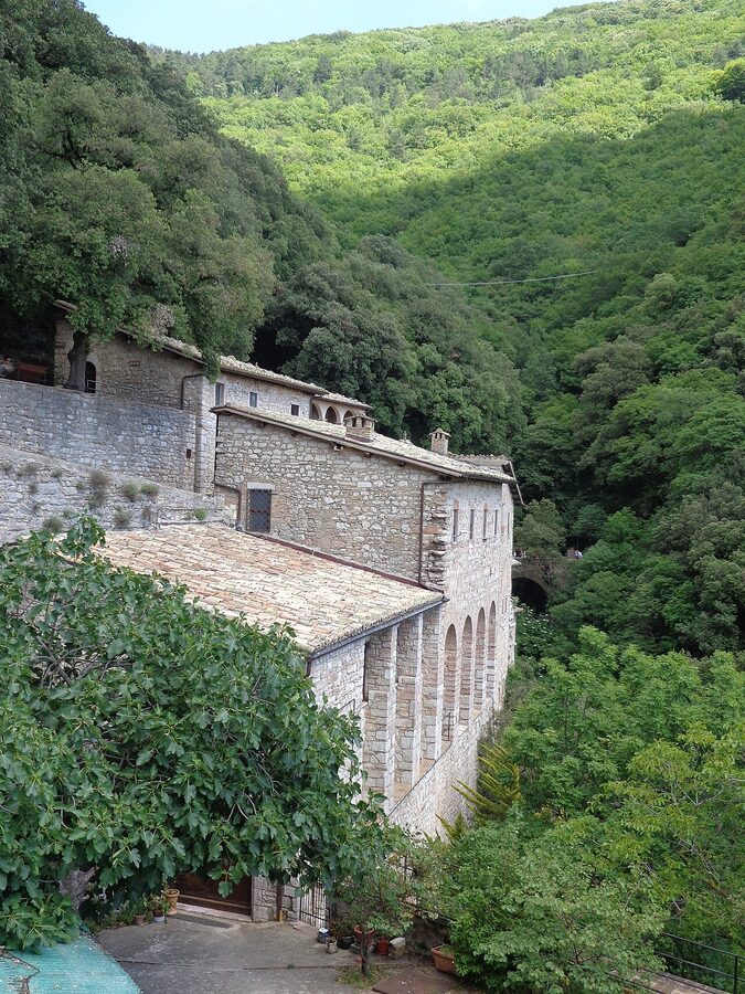The Eremo delle Carceri on Monte Subasio above Assisi